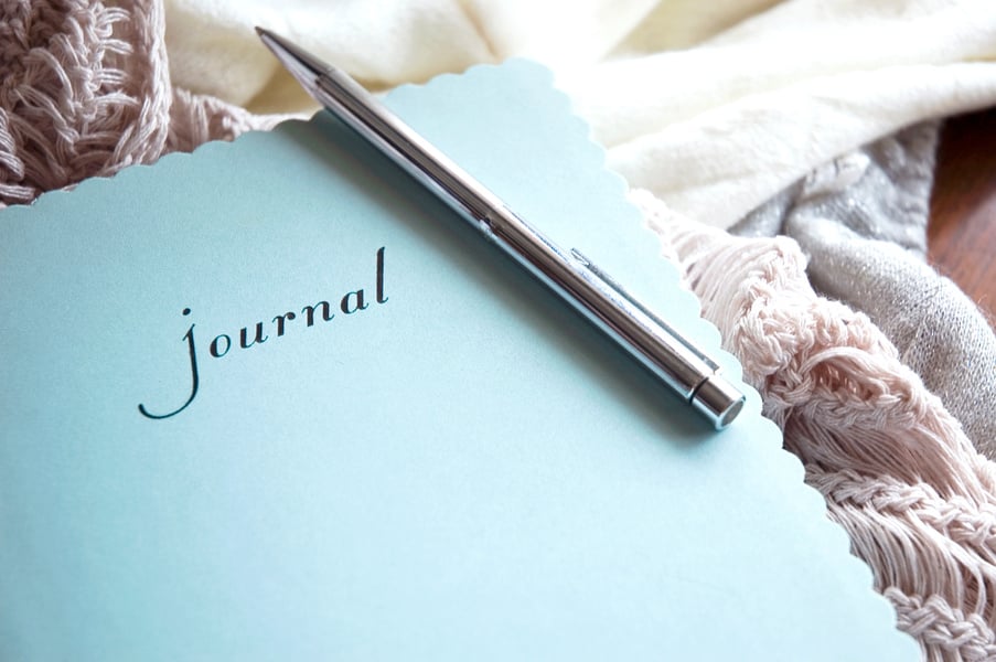 journal in winter